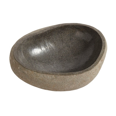 XL Valley Indonesian River Stone Bowl, Made in Indonesia