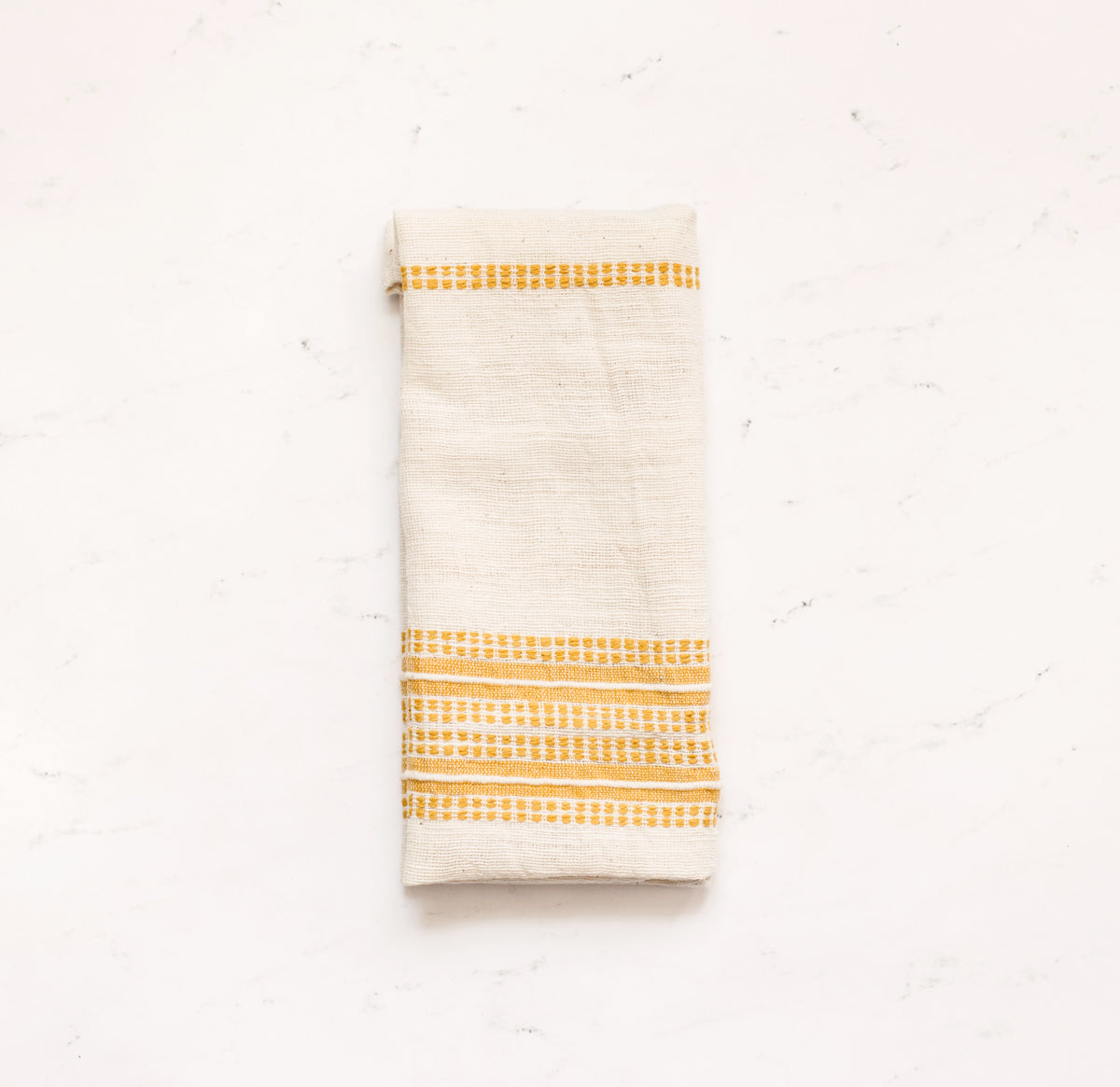 Handwoven Cotton Aden Guest Towel, Napkin, Handmade in Ethiopia