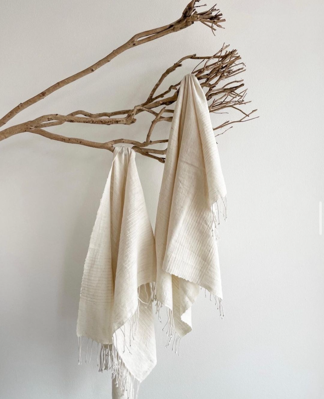 European Linen Tea Towels, Handmade in Kerla, India