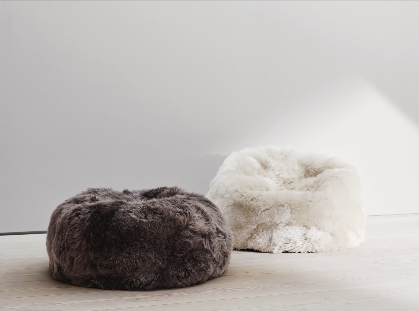 New Zealand Sheepskin Bean Bag, 36" Long Wool Handade in Denmark