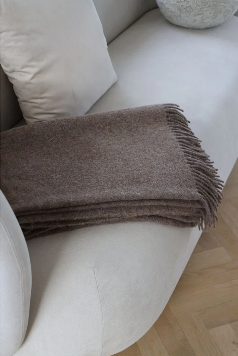 Julia Throw 50% Alpaca & 50% Wool, Handmade in Lithuania