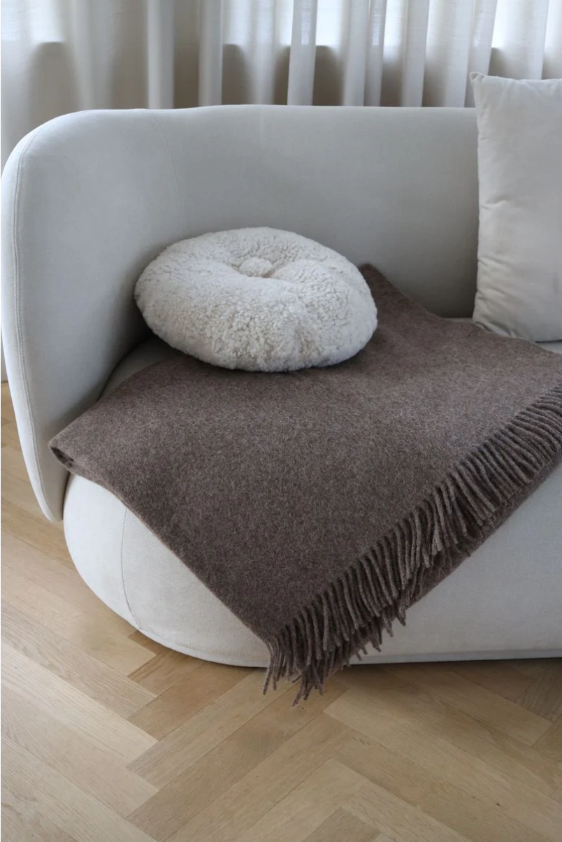 Julia Throw 50% Alpaca & 50% Wool, Handmade in Lithuania