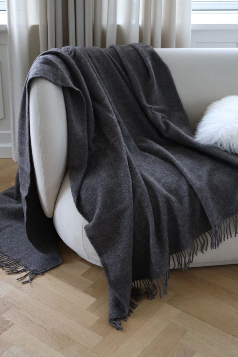 Julia Throw 50% Alpaca & 50% Wool, Handmade in Lithuania