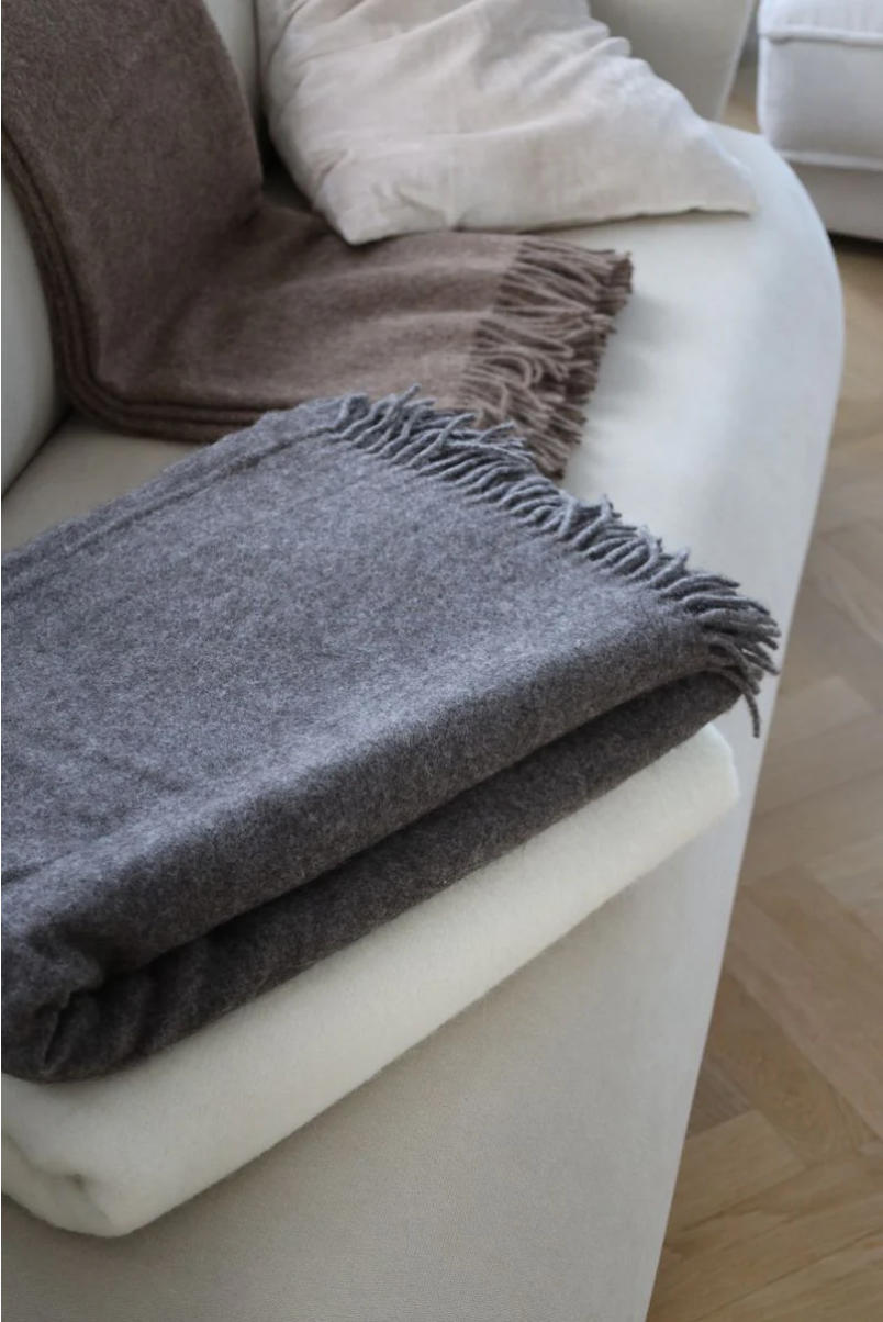 Julia Throw 50% Alpaca & 50% Wool, Handmade in Lithuania