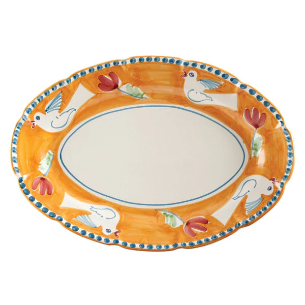 Campagna Oval Platter, Handmade on Amalfi Coast, Italy