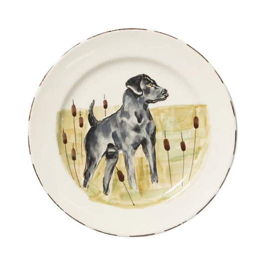 European Wildlife Salad Plate, Handmade Amalfi Coast, Italy