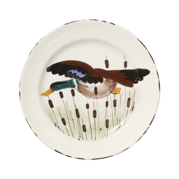 European Wildlife Dinner Plate, Handmade Amalfi Coast, Italy