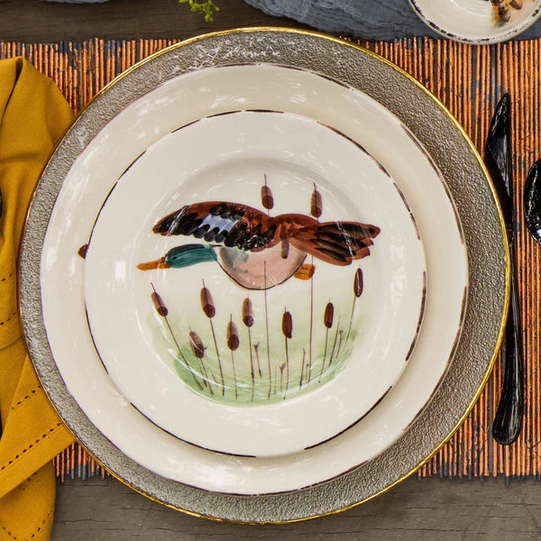 European Wildlife Salad Plate, Handmade Amalfi Coast, Italy