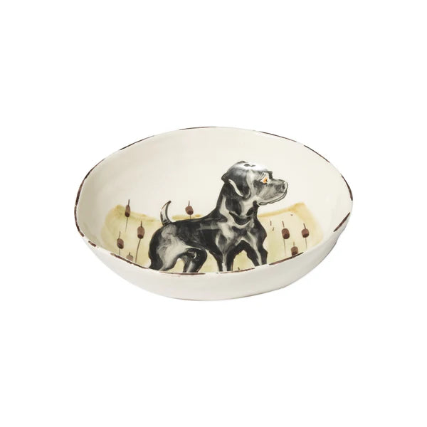 European Wildlife Pasta Bowl, Handmade Amalfi Coast, Italy