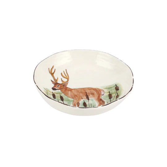 European Wildlife Pasta Bowl, Handmade Amalfi Coast, Italy