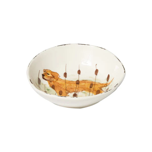 European Wildlife Pasta Bowl, Handmade Amalfi Coast, Italy