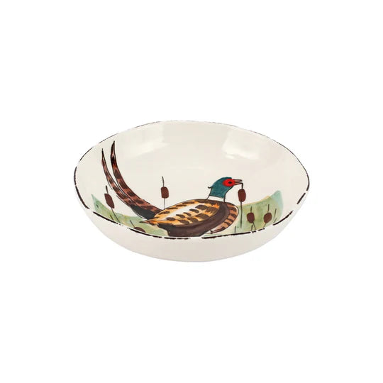 European Wildlife Pasta Bowl, Handmade Amalfi Coast, Italy