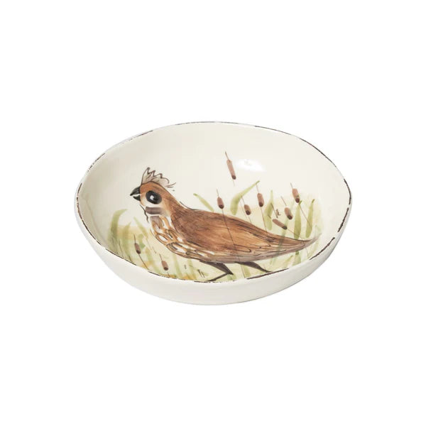 European Wildlife Pasta Bowl, Handmade Amalfi Coast, Italy