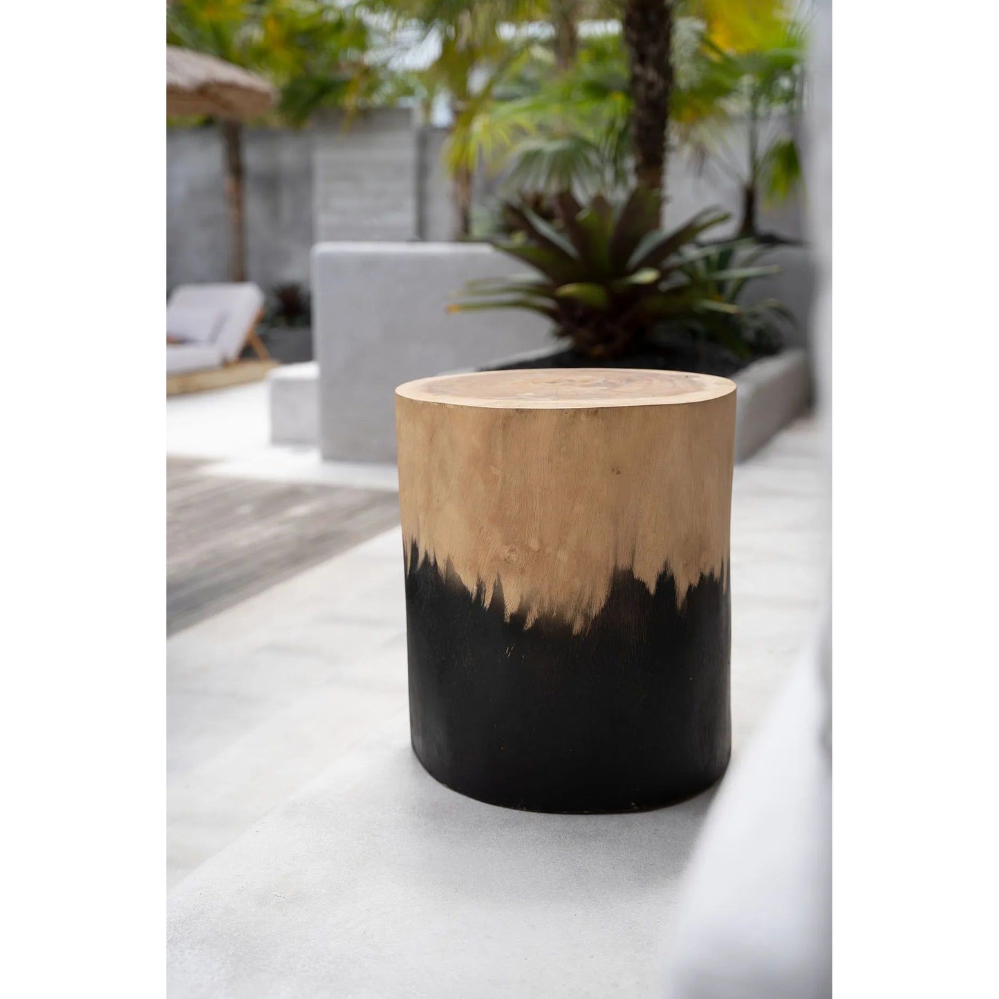 The Morocho Stool - Black Natural