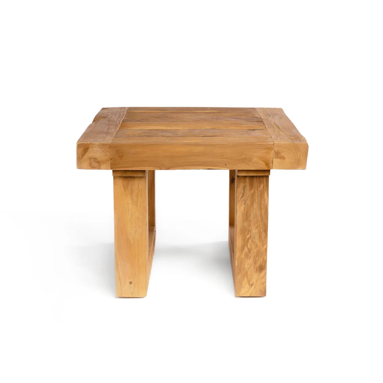 The Reclaimed Teak Side Table - Natural