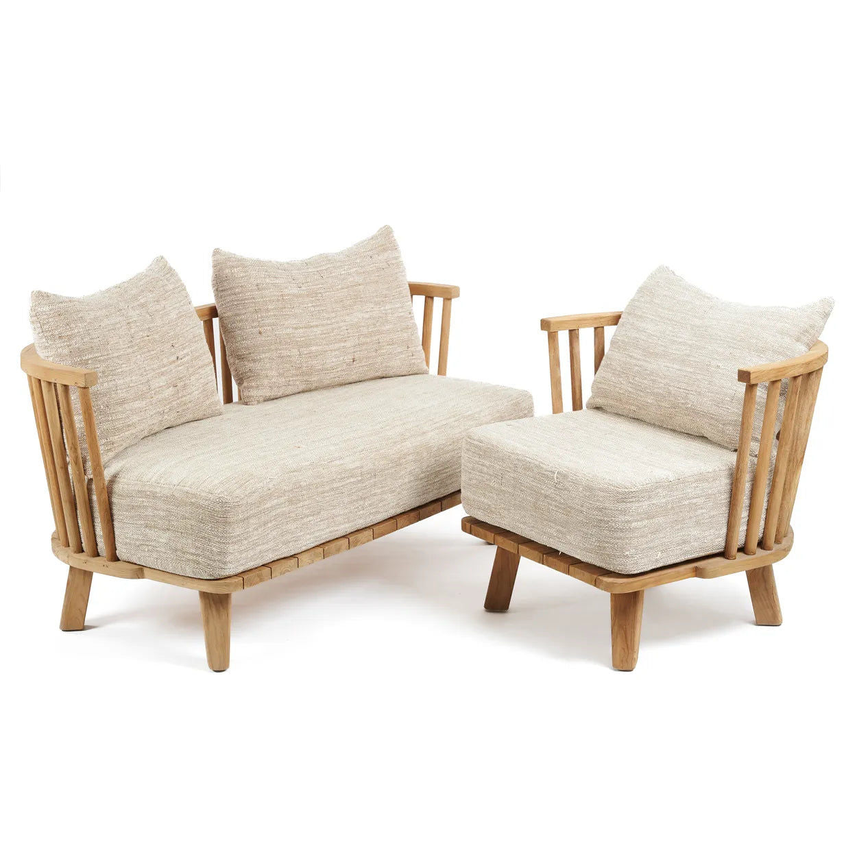 The Malawi Two Seater - Natural Beige