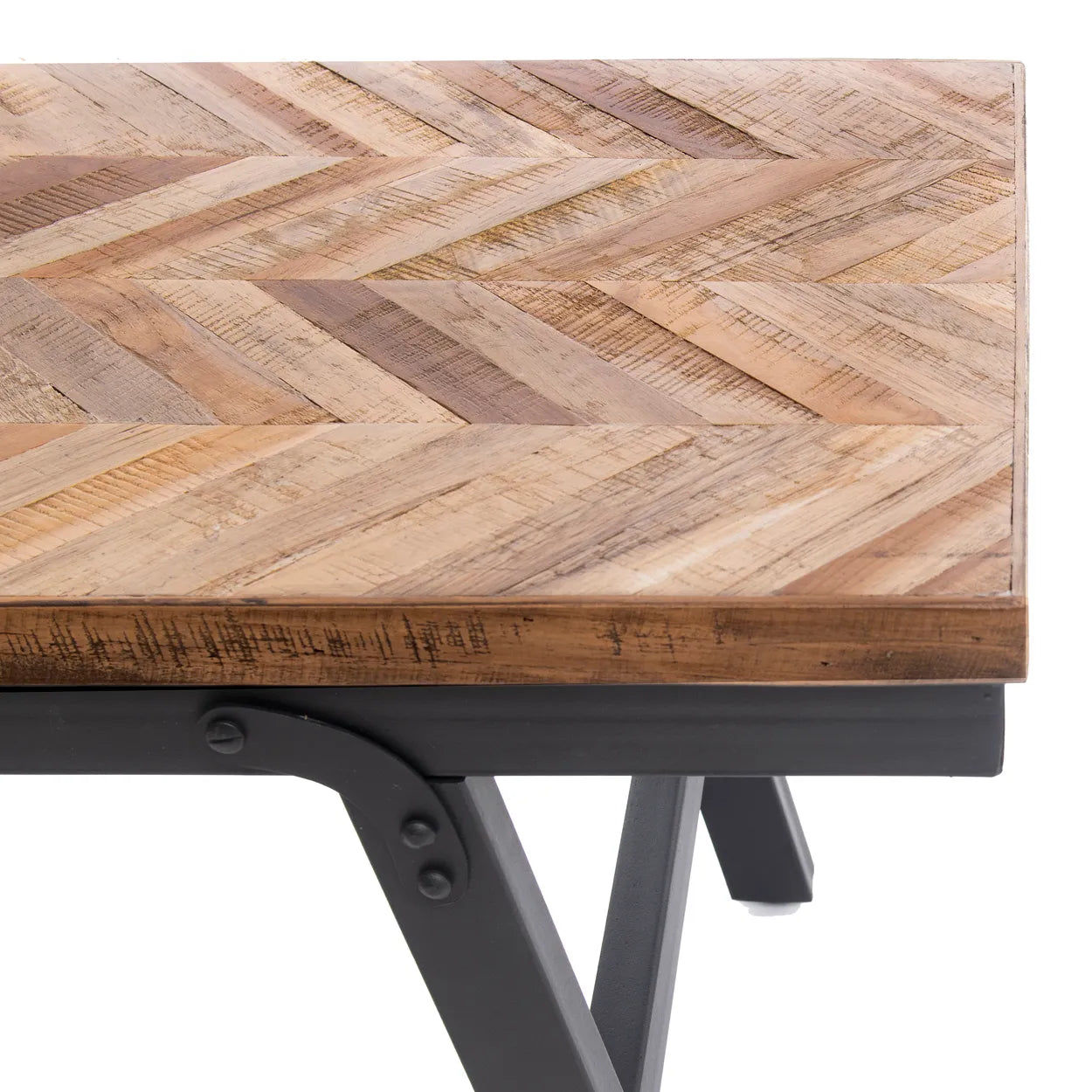 The Herringbone Market Table - Natural - 200cm