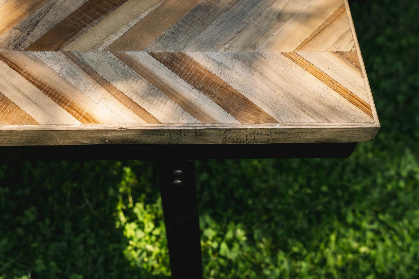 The Herringbone Bench - Natural - 150cm