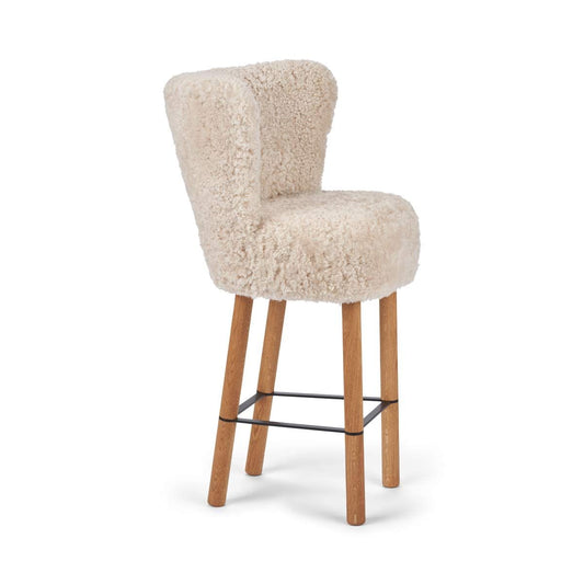 Emilia Barstool, New Zealand Sheepskin