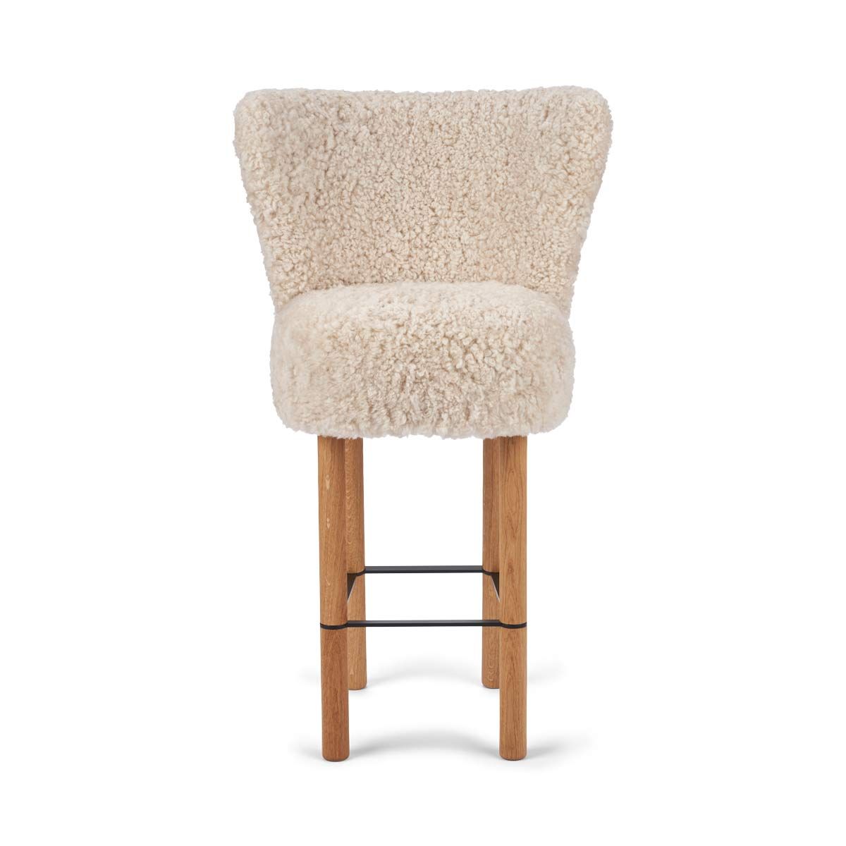 Emilia Barstool, New Zealand Sheepskin