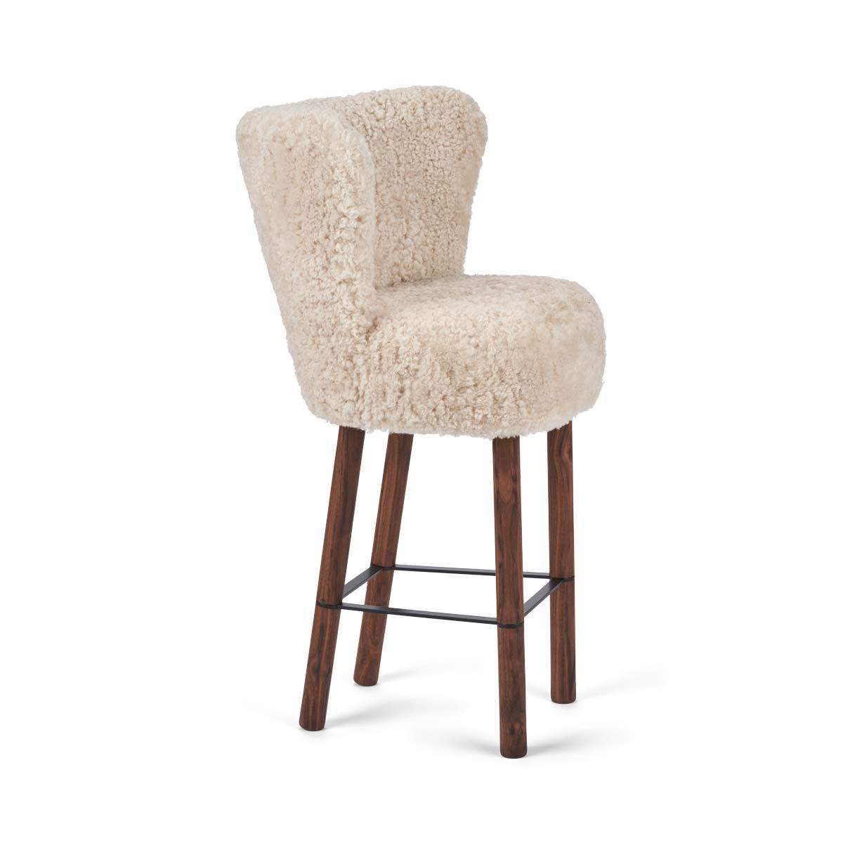 Emilia Barstool, New Zealand Sheepskin