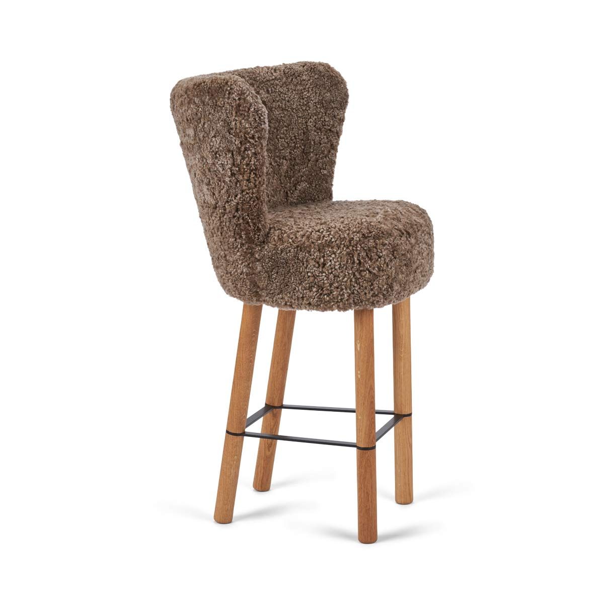 Emilia Barstool, New Zealand Sheepskin