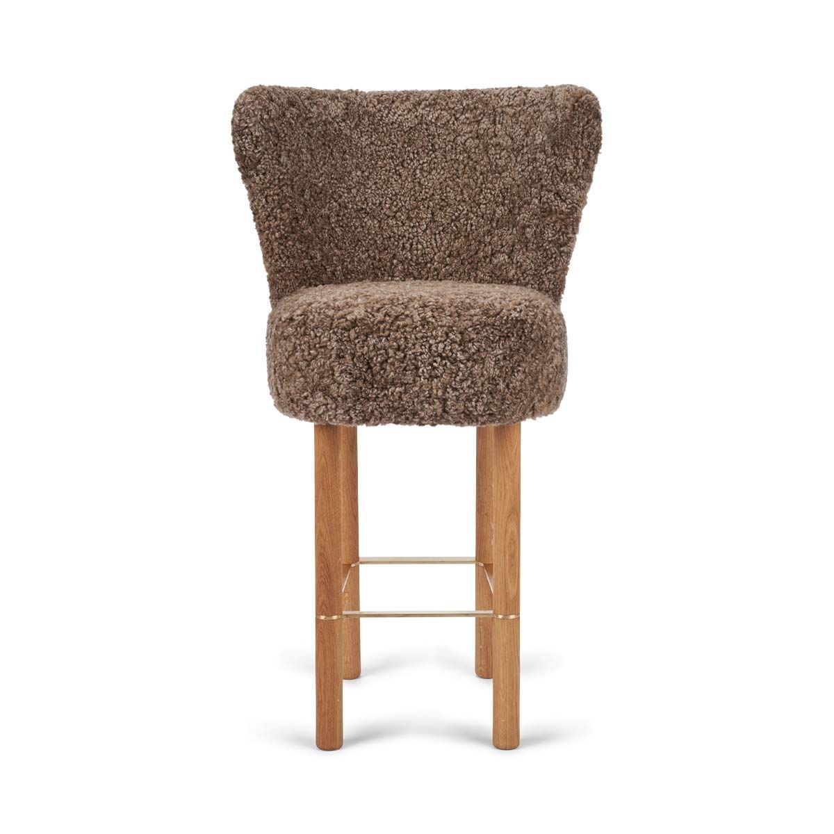 Emilia Barstool, New Zealand Sheepskin