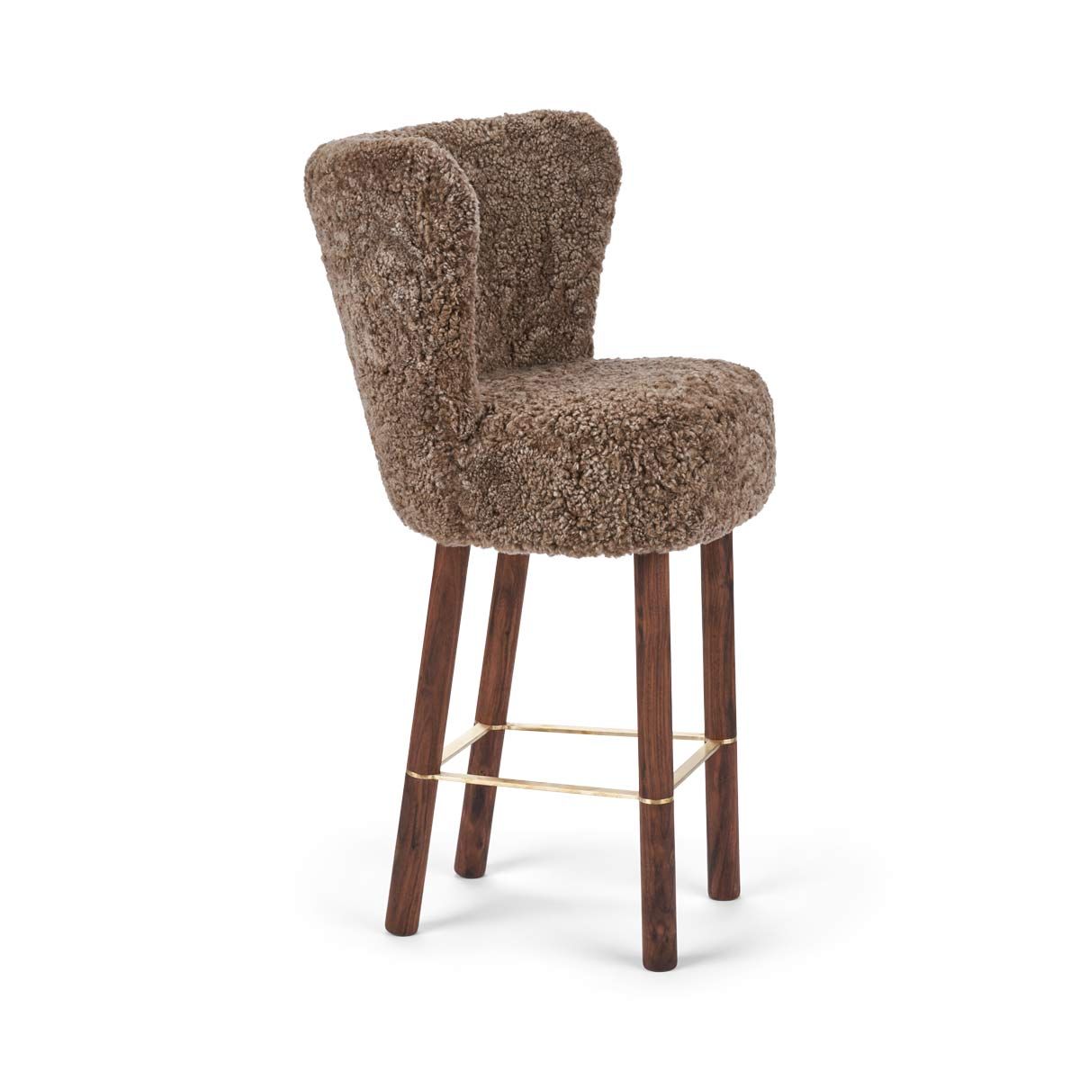 Emilia Barstool, New Zealand Sheepskin