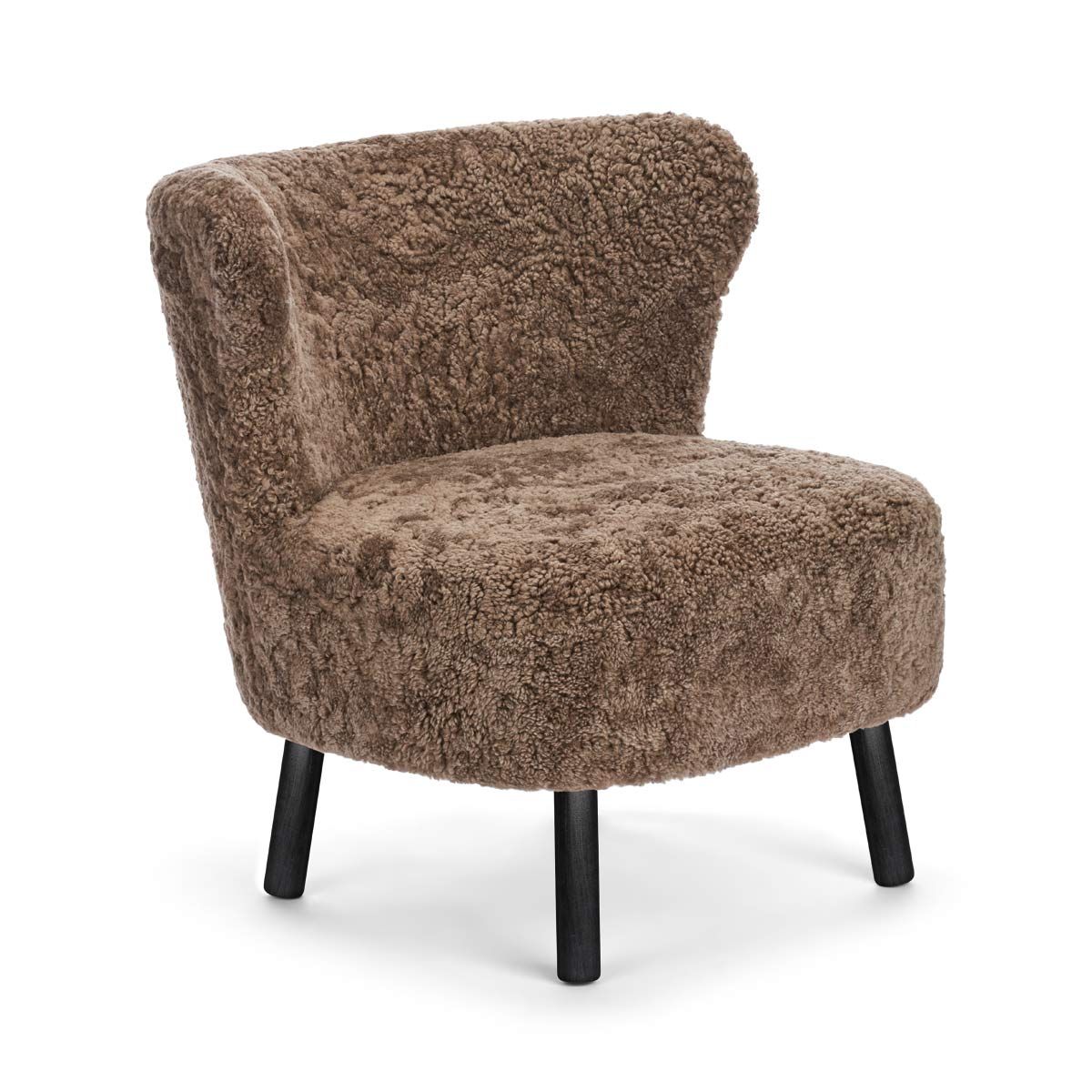 NC | Interior Emil Lounge Chair  New Zealand Lambskin Short Wool