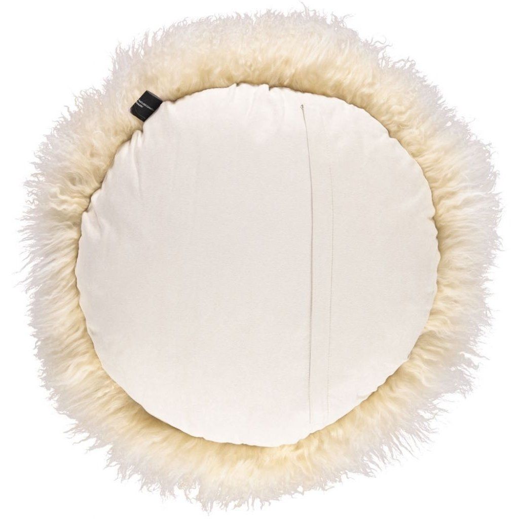 Curly Cake Cushion Tibetan Sheepskin 18"