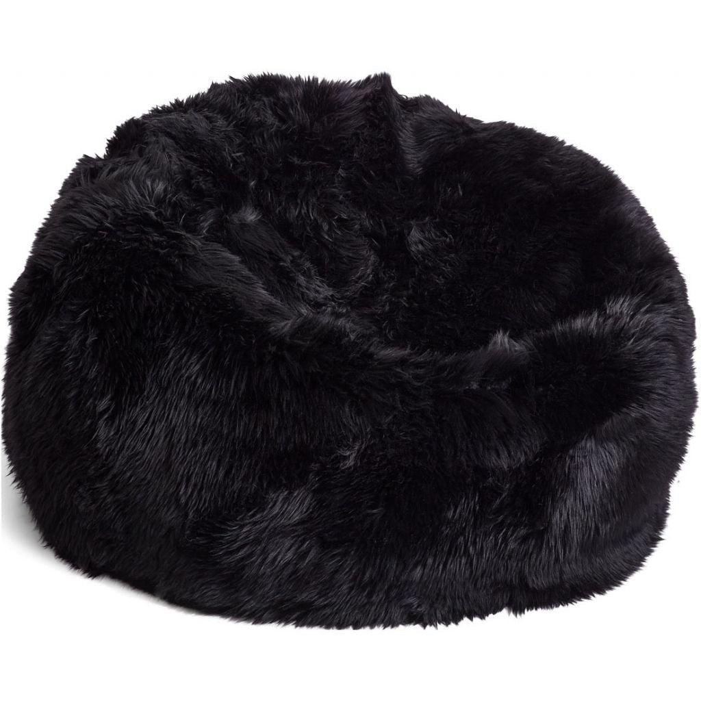 New Zealand Sheepskin Bean Bag, 36" Long Wool Handade in Denmark