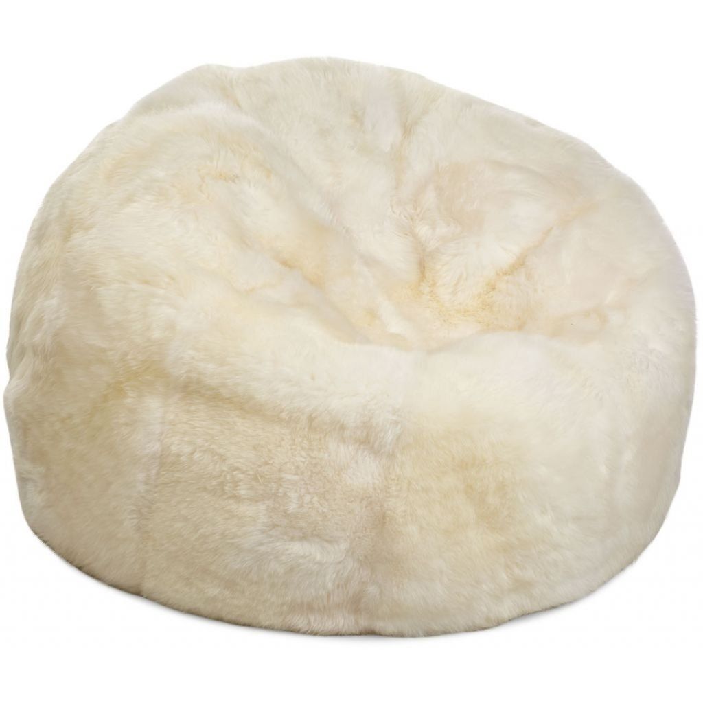 New Zealand Sheepskin Bean Bag, 36" Long Wool Handade in Denmark