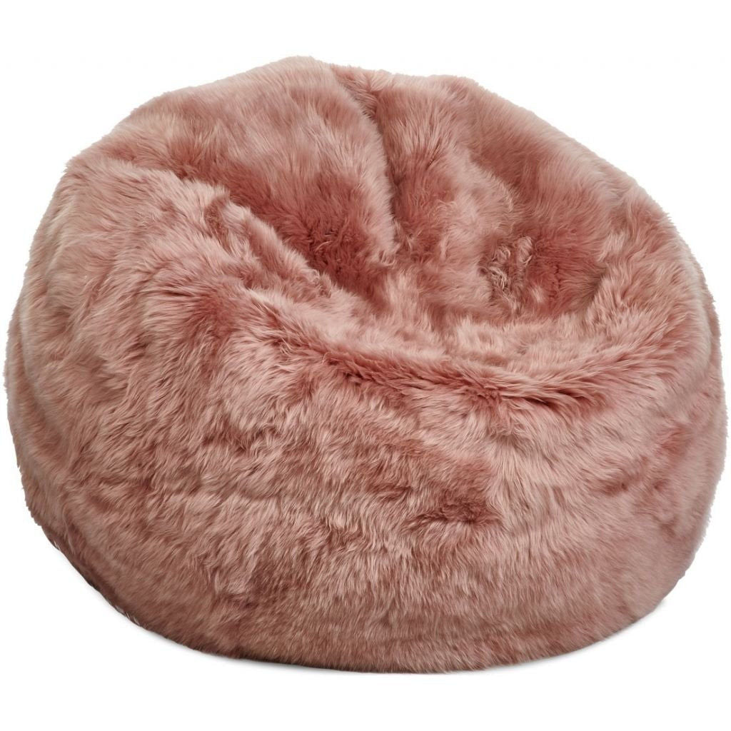 New Zealand Sheepskin Bean Bag 28" Long Wool, Handmade in Denmark