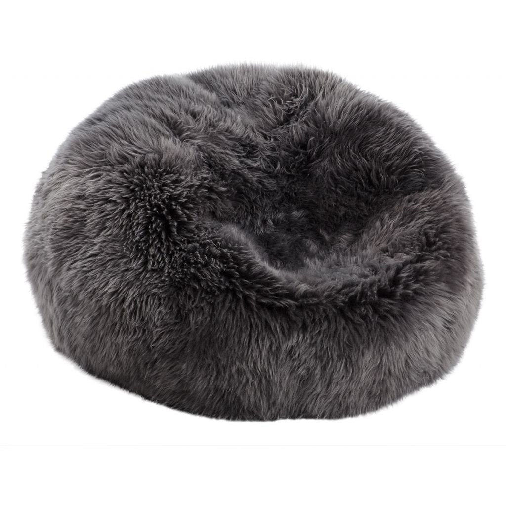 New Zealand Sheepskin Bean Bag, 36" Long Wool Handade in Denmark