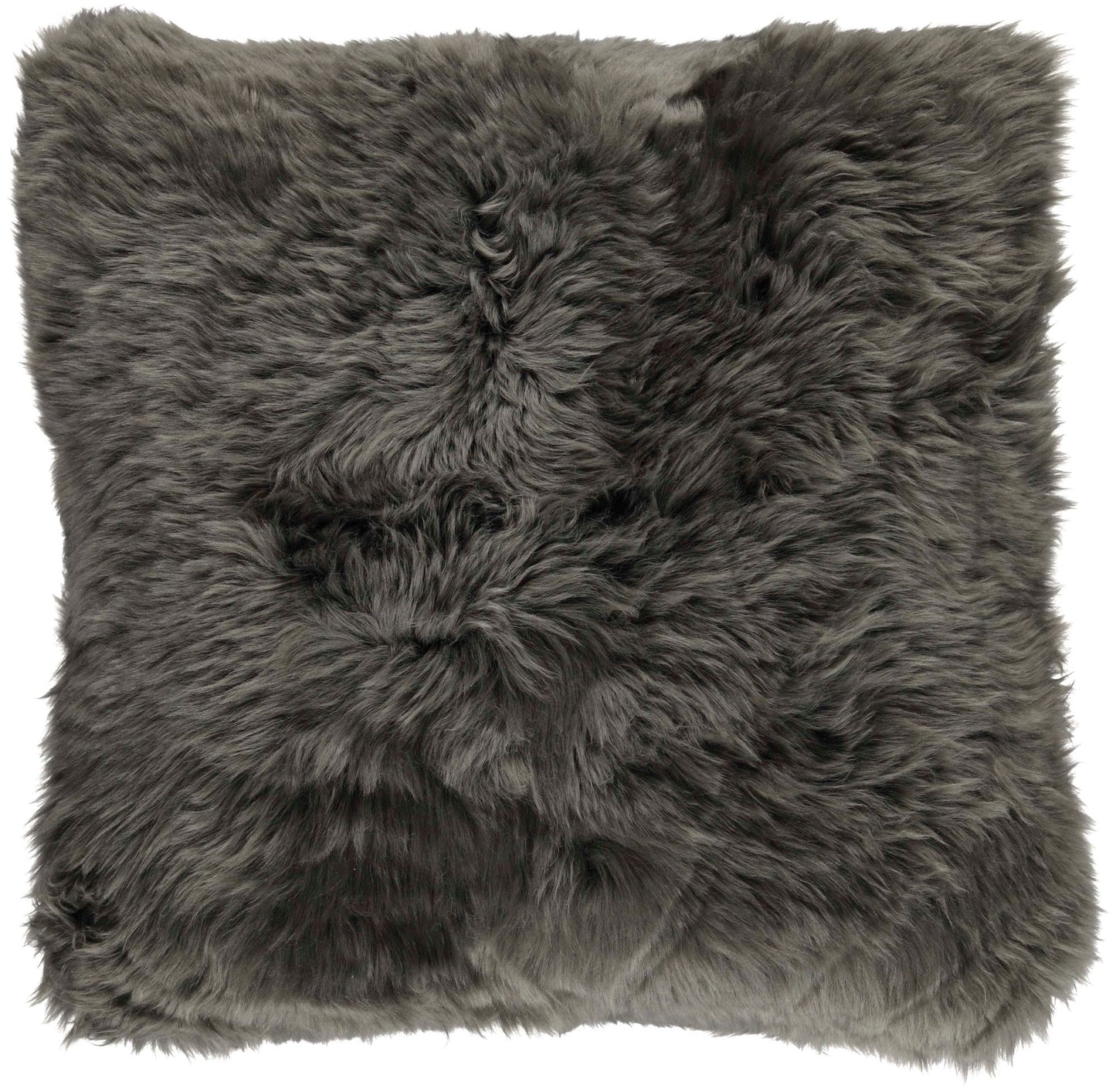 New Zealand Sheepskin Cushion Long Wool 14 x 14 inch