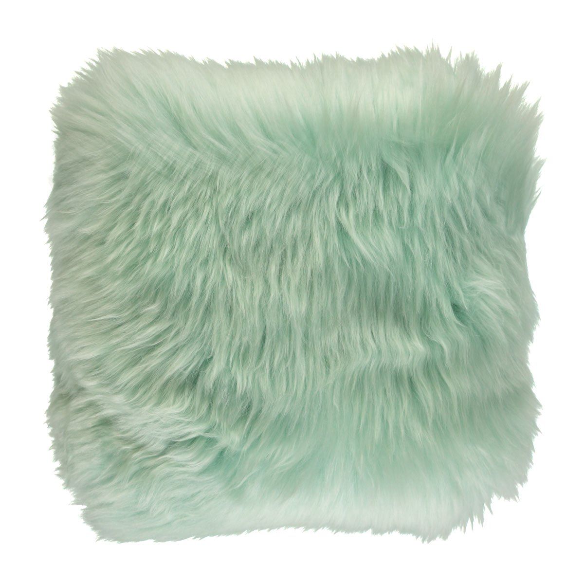 New Zealand Sheepskin Cushion Long Wool 14 x 14 inch