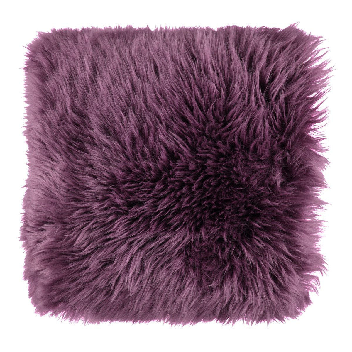 New Zealand Sheepskin Cushion Long Wool 14 x 14 inch