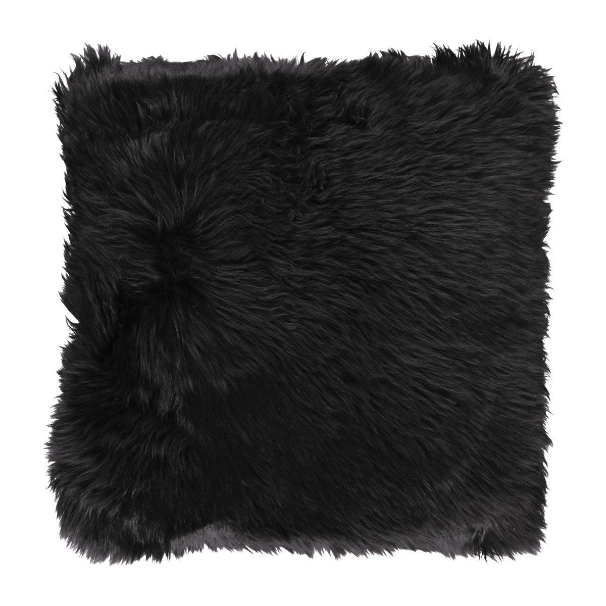 New Zealand Sheepskin Cushion Long Wool 14 x 14 inch