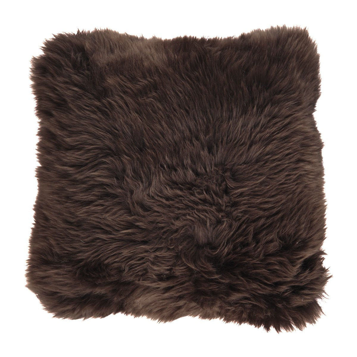 New Zealand Sheepskin Cushion Long Wool 14 x 14 inch