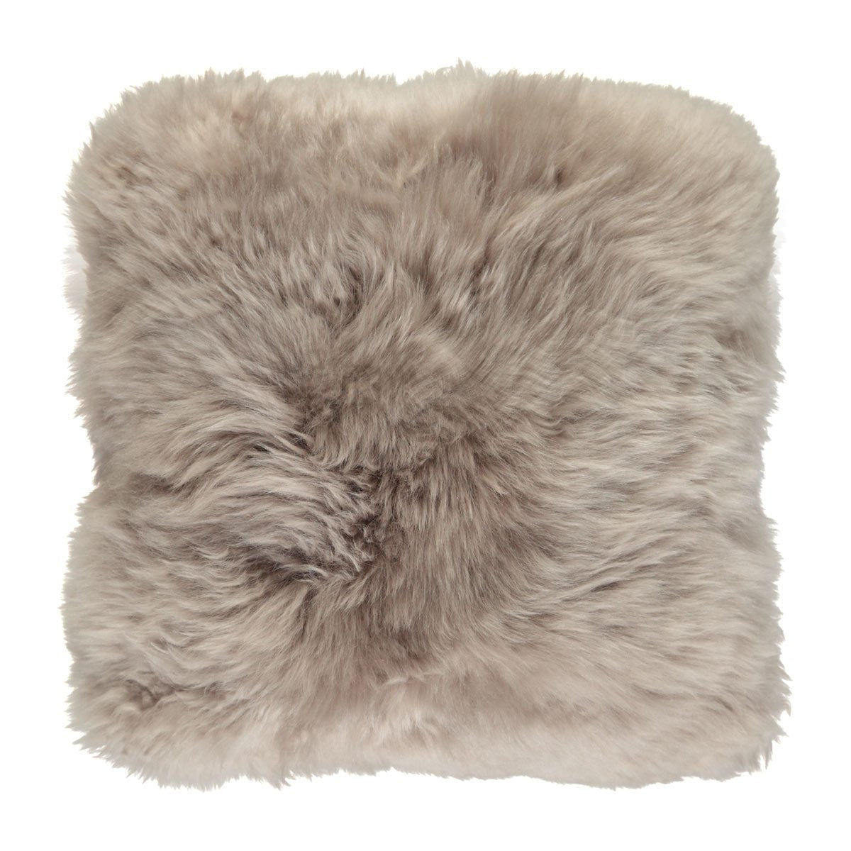 New Zealand Sheepskin Cushion Long Wool 14 x 14 inch