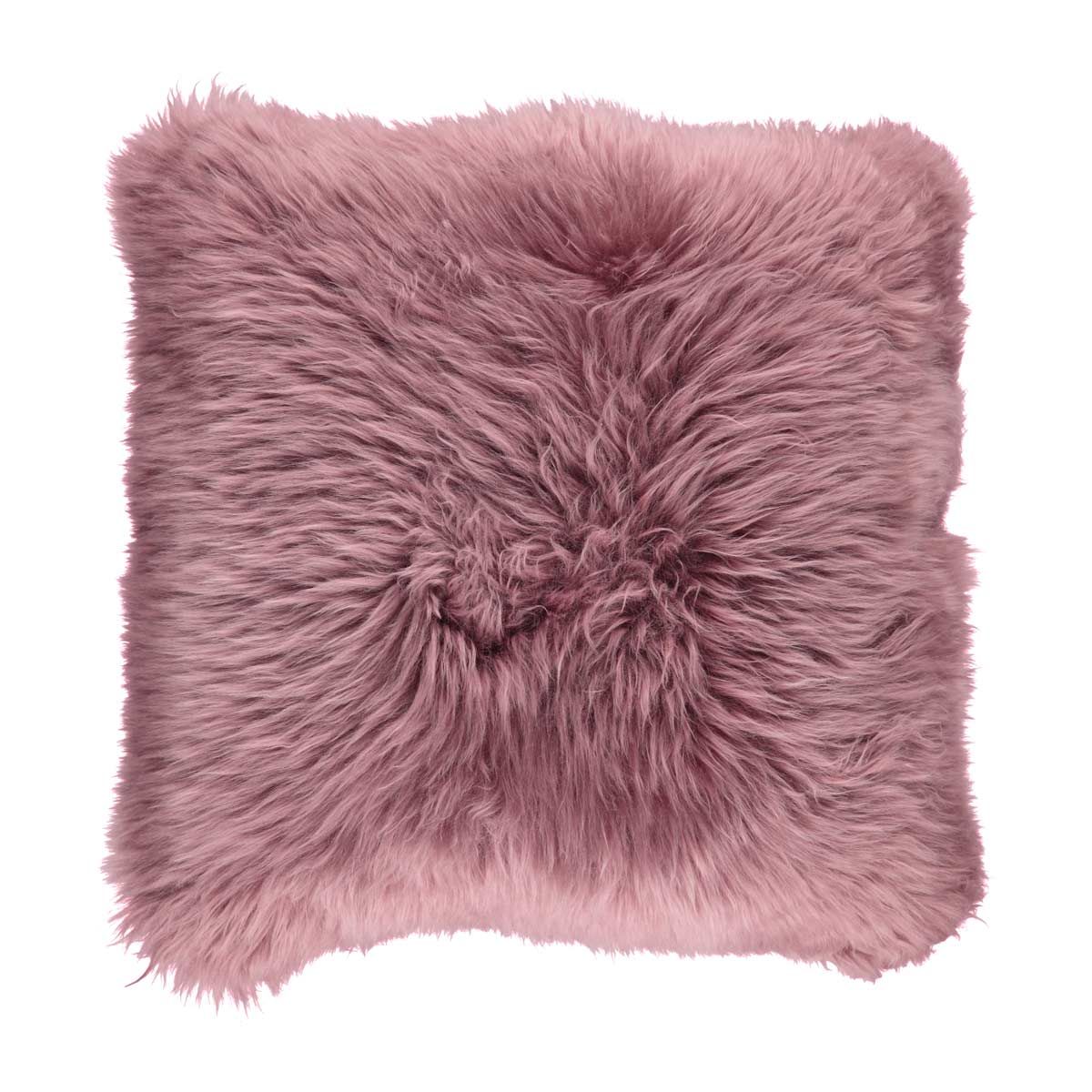 New Zealand Sheepskin Cushion Long Wool 14 x 14 inch