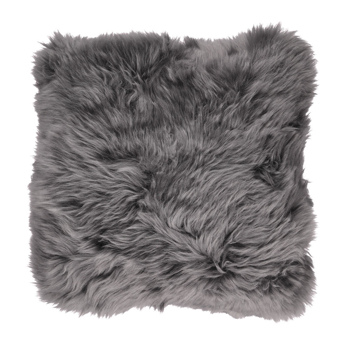 New Zealand Sheepskin Cushion Long Wool 14 x 14 inch