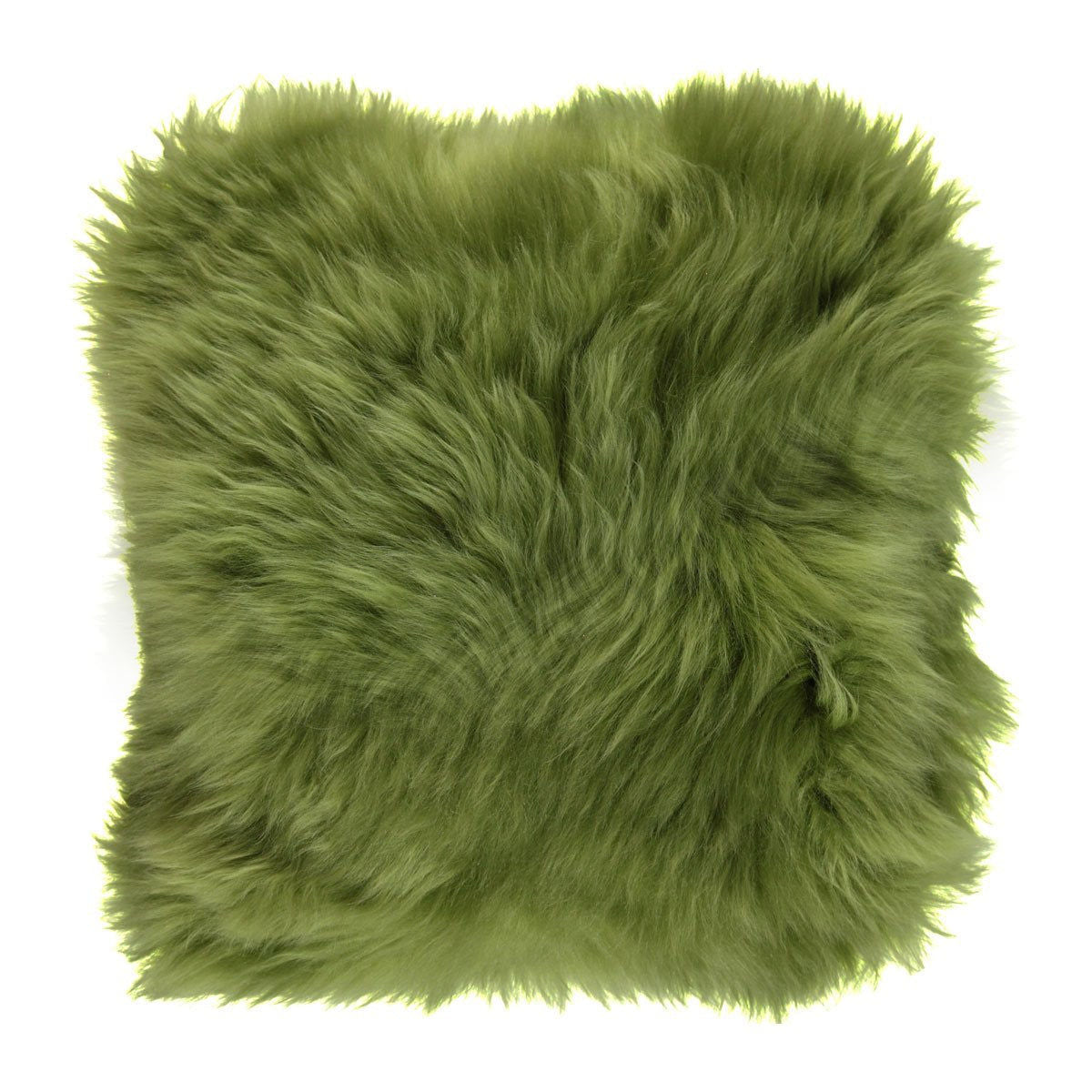 New Zealand Sheepskin Cushion Long Wool 14 x 14 inch