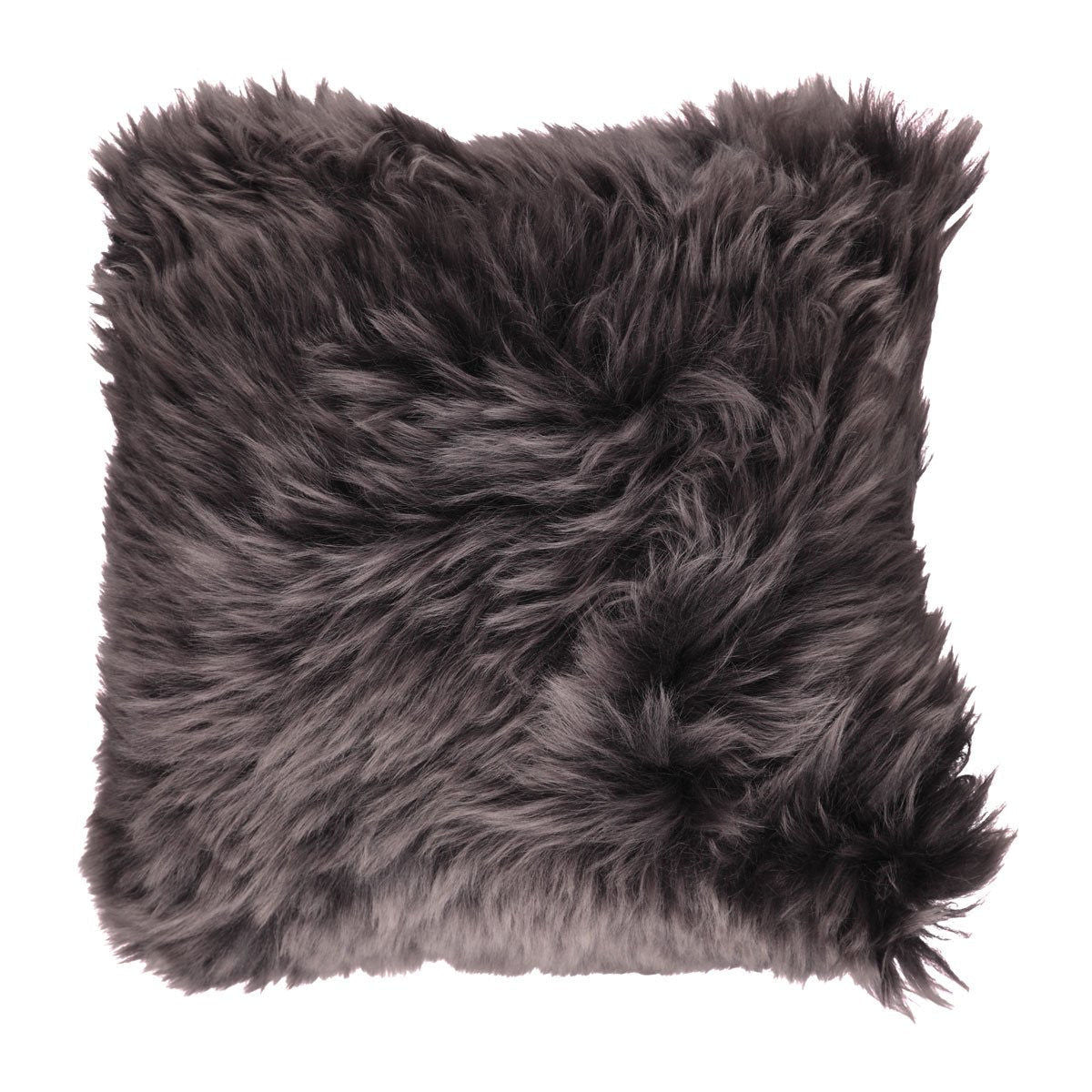 New Zealand Sheepskin Cushion Long Wool 14 x 14 inch