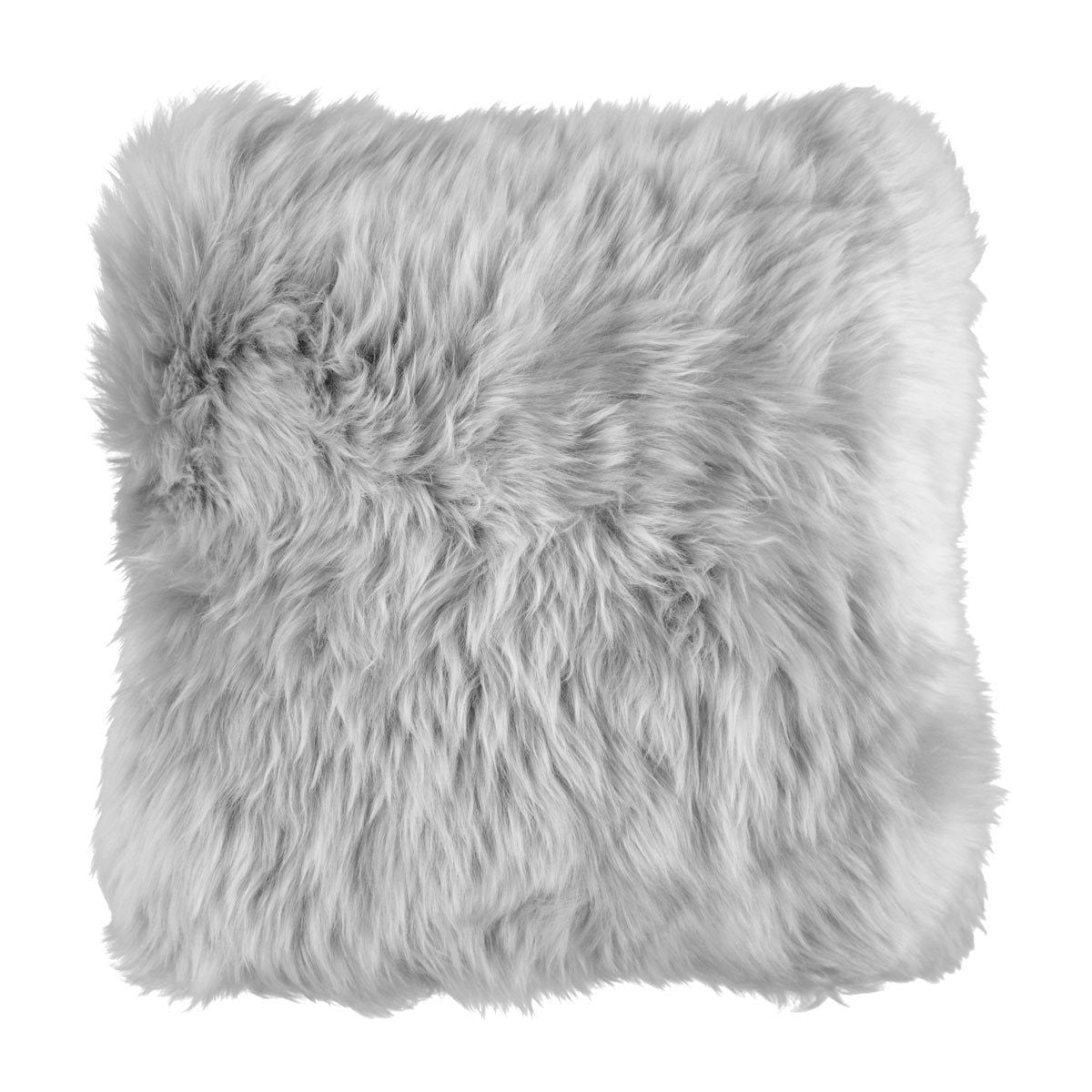 New Zealand Sheepskin Cushion Long Wool 14 x 14 inch