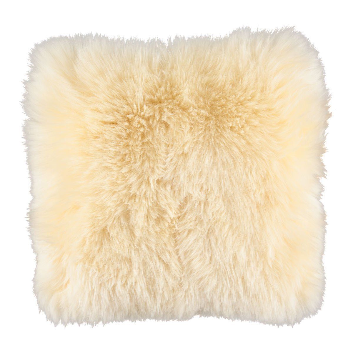 New Zealand Sheepskin Cushion Long Wool 14 x 14 inch