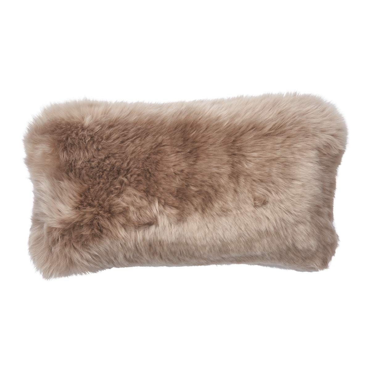 New Zealand Sheepskin Pillow Double Sided 10 x 20"