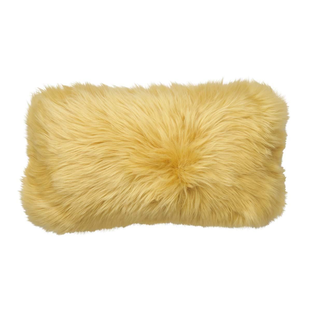 New Zealand Sheepskin Pillow Double Sided 10 x 20"