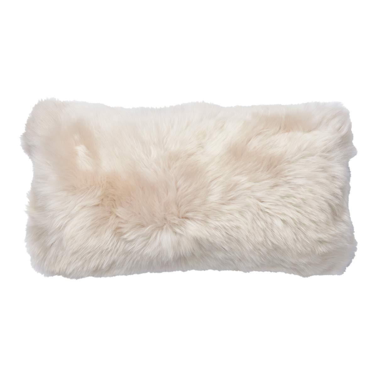 New Zealand Sheepskin Pillow Double Sided 10 x 20"