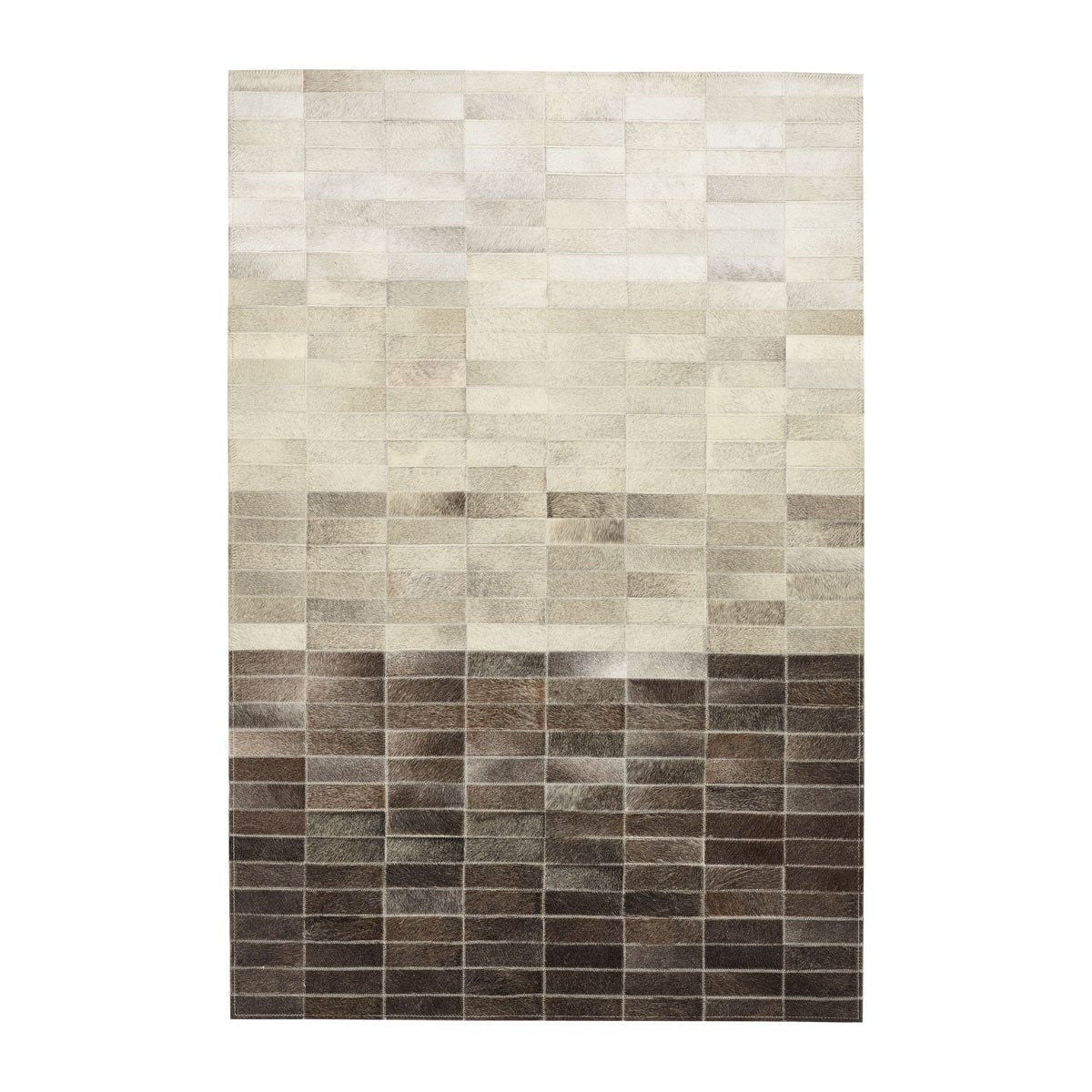 Monaco Design Rug  Brazilian Cowhide  31 x 118"